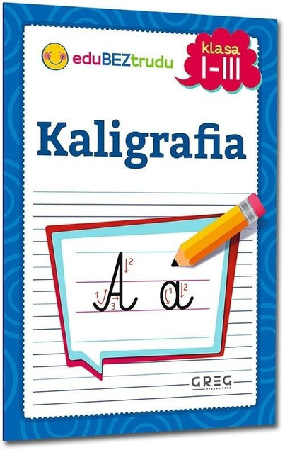 Pakiet 4w1 Kaligrafia dla dzieci klasa 1-3 Ćwiczymy pisanie Zeszyt Ćwiczeń