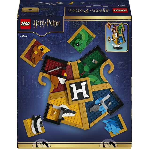 LEGO Harry Potter 76462 Herb Hogwartu – Domy: Gryffindor, Hufflepuff, Ravenclaw, Slytherin