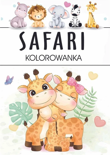 Kolorowanka Safari z naklejkami