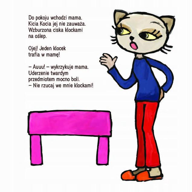 Kicia Kocia się złości Anita Głowińska