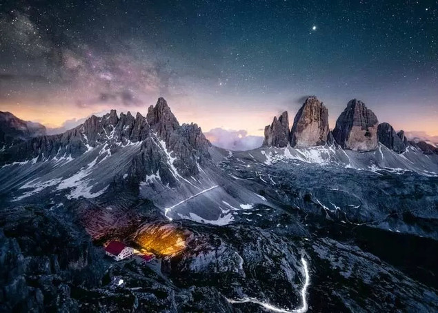 Puzzle Ravensburger 1000 elementów Tre Cime Dolomity