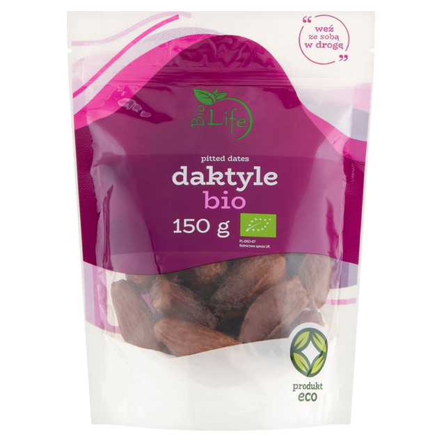 Daktyle suszone bez pestki BIO 150g BIOLIFE