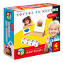 Montessori Kostka Po Kostce PISANIE 4 Kostek Zabawka Edukacyjna 5+ Multigra