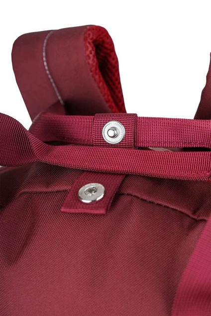 Plecak Oxford B-Ready Młodzieżowy 23L Bordowy z Rączką na Laptopa