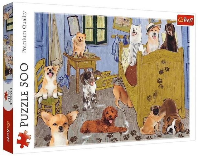 TREFL Puzzle 500-el. Pokój van Gogha: Psia Rewolucja 37539