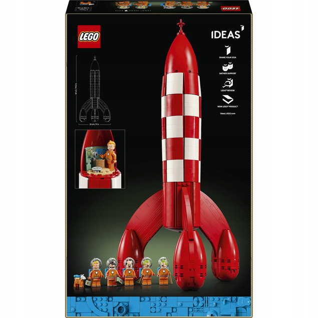LEGO Ideas 21367 Tintin i Rakieta na Księżyc – Model Kolekcjonerski