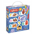 CzuCzu Puzzle do Pary Cyferki i Zwierzątka 20 el. Nauka Liczenia