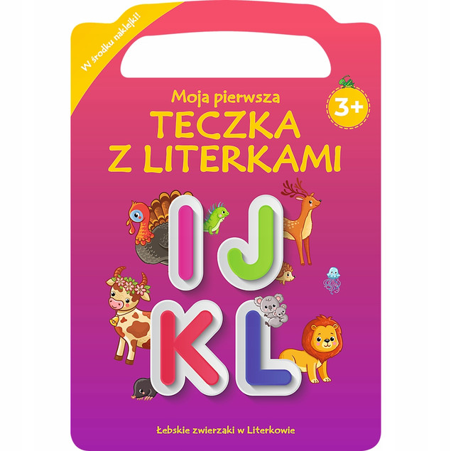 Łebskie zwierzaki Teczka z literkami I J K L Trefl