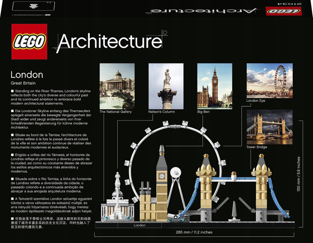 LEGO ARCHITEKTURA Skyline 21034 Londyn Big Ben