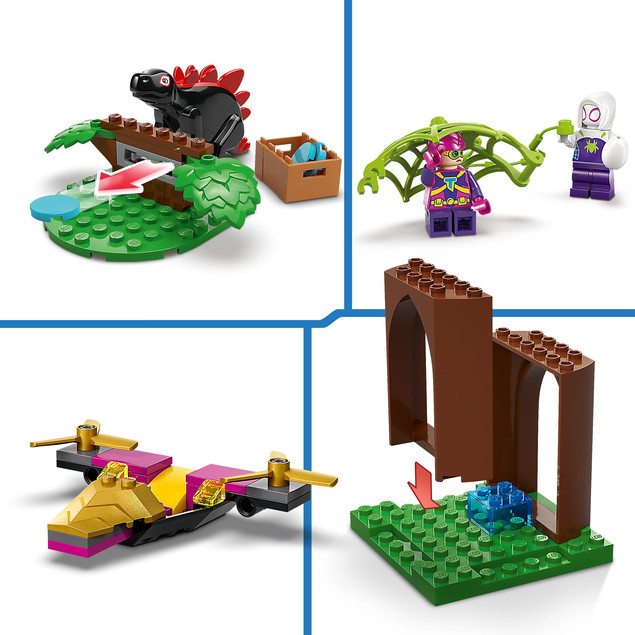 LEGO Marvel 11200 - Bitwa Spidey'ego i Gobby'ego przy domku na drzewie (143 el.)