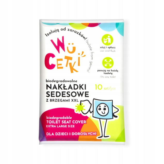 Nakładki na sedes jednorazowe 10 szt. - WuCetki