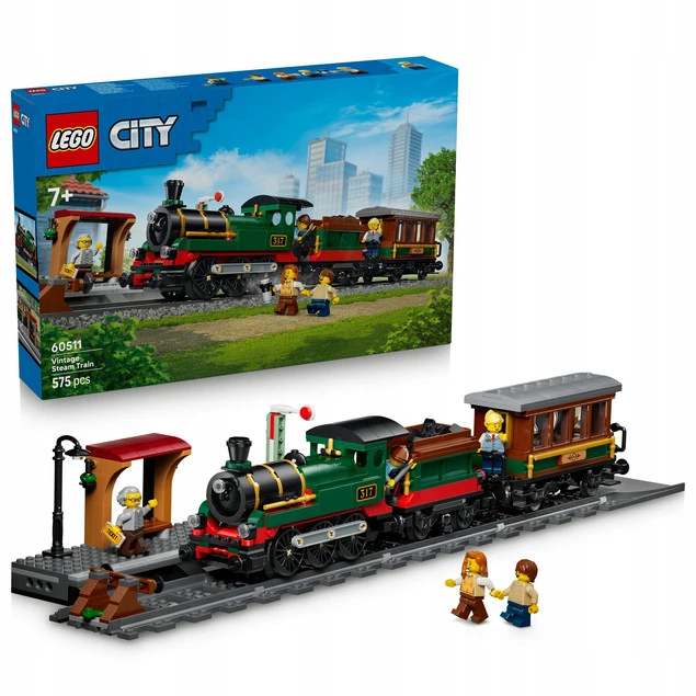 LEGO City 60511 Parowóz w stylu vintage_1