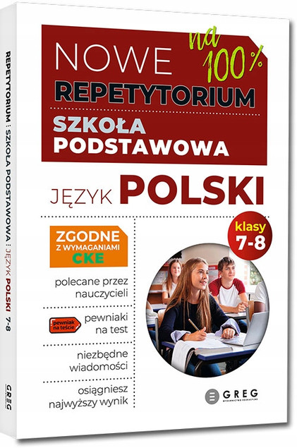 Repetytorium 2026 SP Język Polski Matematyka Klasa 7-8 Nowe Lektury Wzory