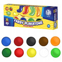 Farby Szkolne Plakatowe Dla Dzieci 10 Kolorów 20 ml 3+ Astra