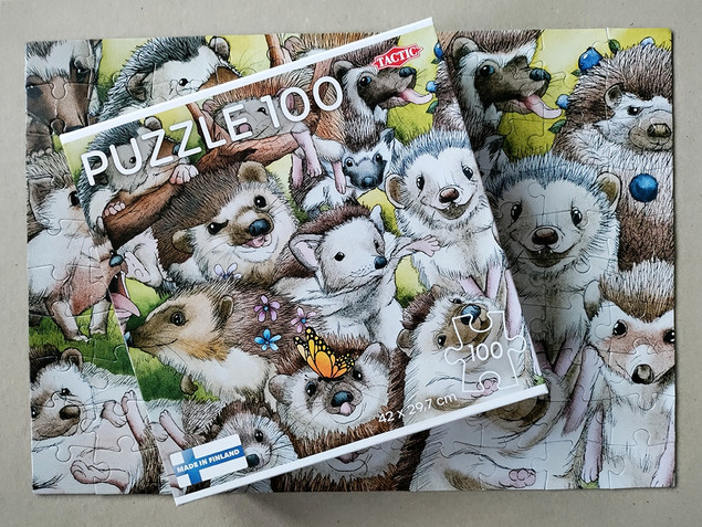 Puzzle Tactic 100 Jeże (Hedgehogs)