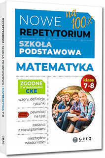 Nowe Repetytorium Szkoła Podstawowa MATEMATYKA kl. 7-8 2026 Greg