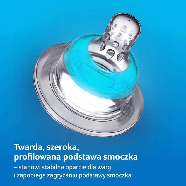 Smoczek Dynamiczny do Butelki LOVI Supervent Średni 6m+ 2szt