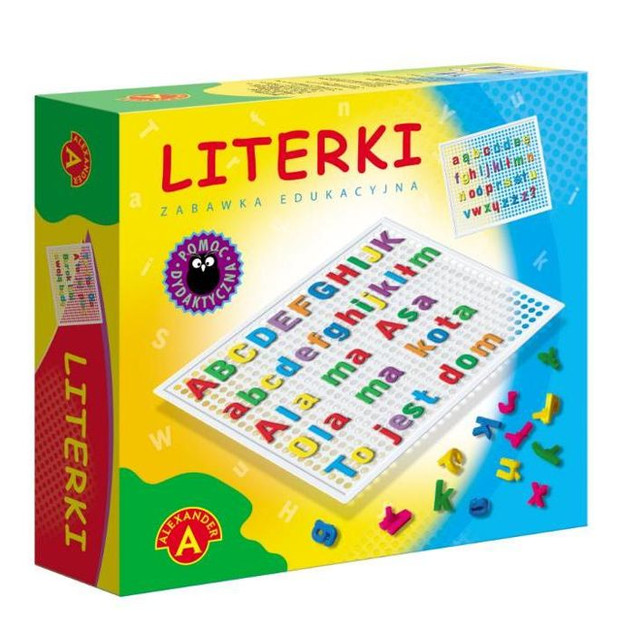 Zabawka Edukacyjna, Literki w Pudełku