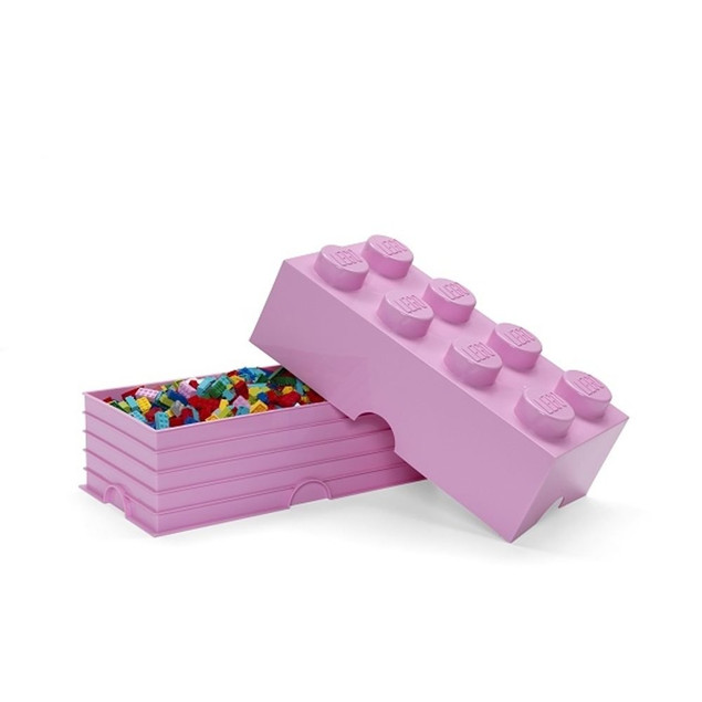 LEGO Pojemnik na Klocki Storage Brick 4x2 Jasnoróżowy 50cm