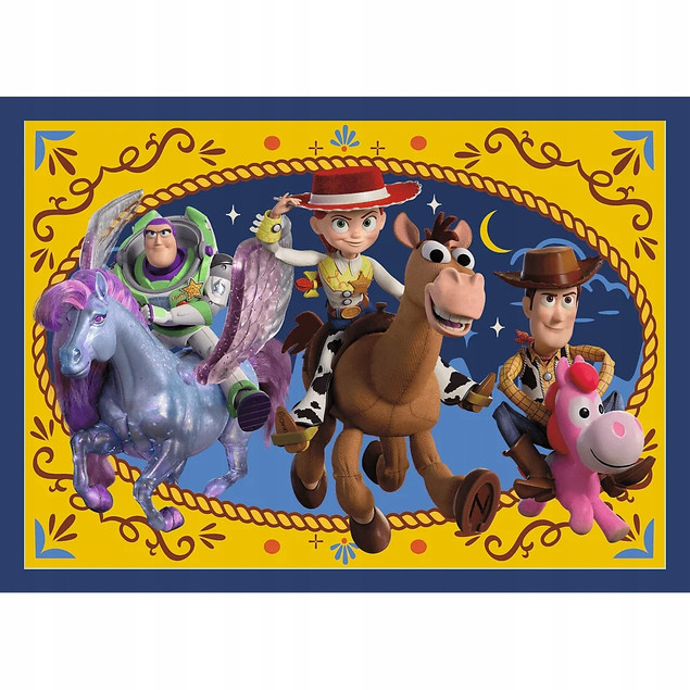 Trefl Puzzle PPK, Toy Story 4w1 Czas Zabawek 4x88 el. + Plakat Kolekcjonerski