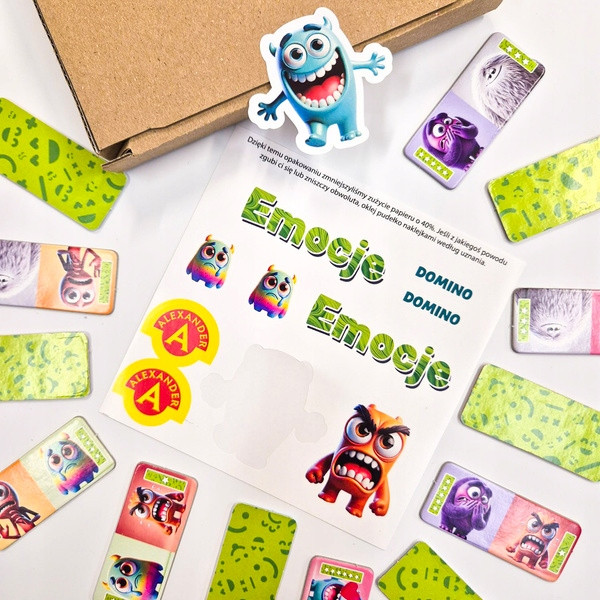 Domino EMOCJE Gra Planszowa 4+ Alexander 2979