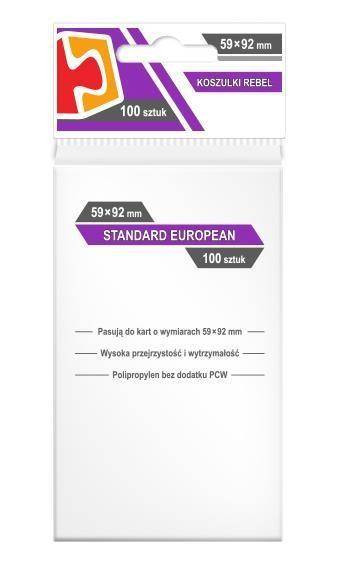 Koszulki Standard European 59x92 (100szt) REBEL