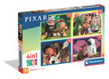 Puzzle 4w1 Pixar Super Kolor Układanka dla Dzieci