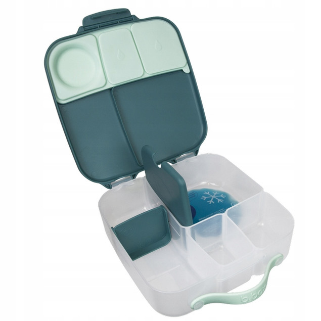 Lunchbox Pojemnik Na Śniadanie Do Szkoły EMERALD Śniadaniówka 2l b.box