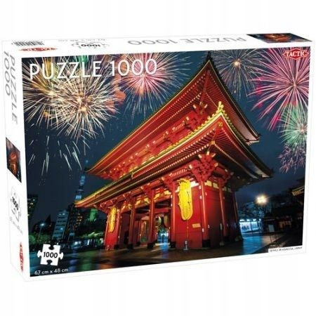 Puzzle Tactic 1000 el. Temple in Asakusa Japan Świątynia Sensoji