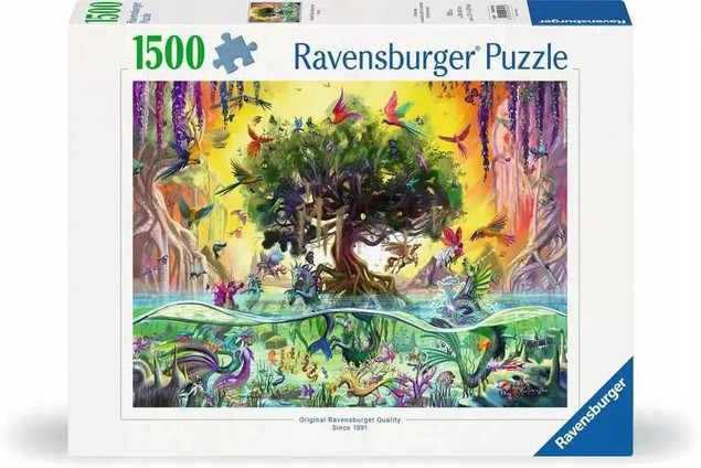 Puzzle Ravensburger 1500 elementów Morskie Jednorożce