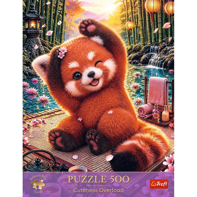 Trefl Puzzle PPQ, Cuteness Overload 500 el. Czarująca czerwona panda