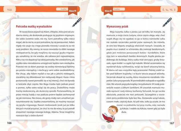 Nowe dyktanda - szkoła podstawowa, klasy 4-6