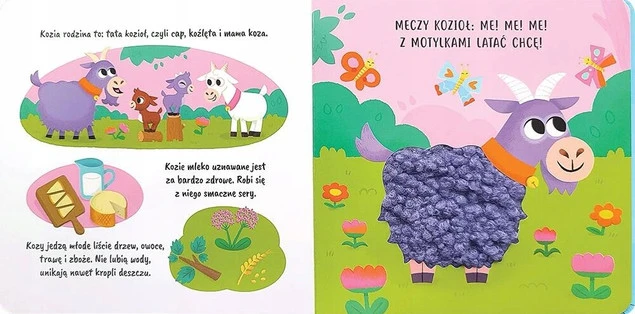 Dotykam i poznaję Na wsi książeczka sensoryczna Aksjomat praca zbiorowa_2