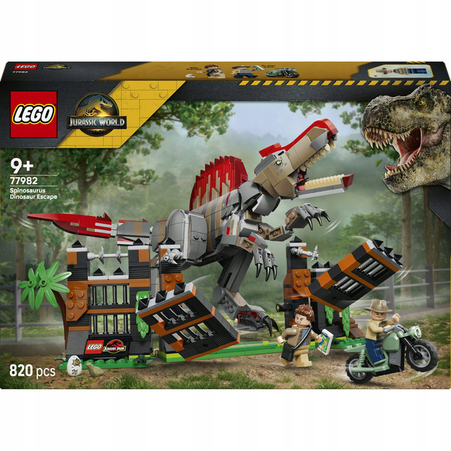LEGO Jurassic World 77982 Ucieczka Spinozaura Klocki
