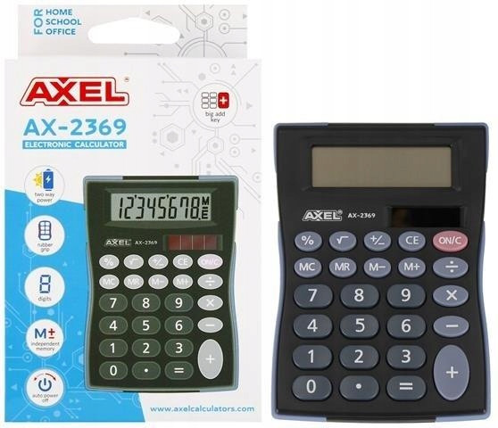 Kalkulator Axel AX-2369 Biurkowy z Dużym Wyświetlaczem