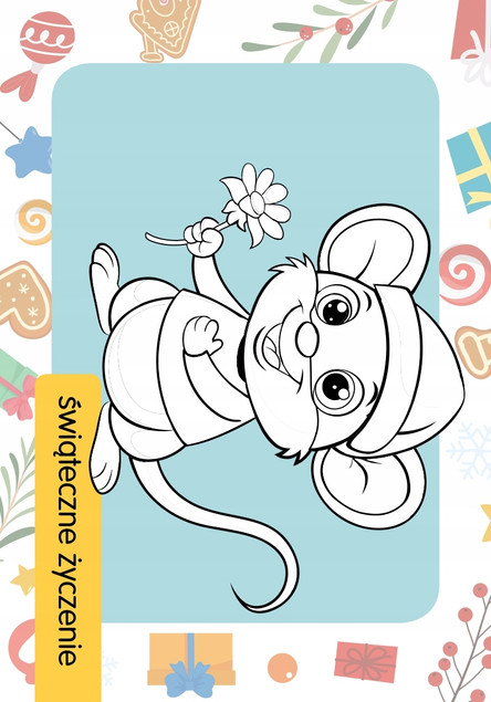 Kolorowanka z Tatuażami MAGIA ŚWIĄT 3+ Skrzat