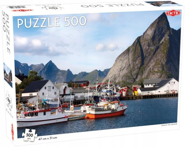 Tytuł
Puzzle Tactic 500 elementów Widok na Lofoty Gwiazdy Północy