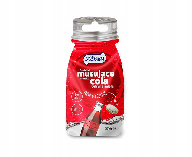 Cukierki Odświeżające Drażetki BEZ CUKRU Zestaw MIX SMAKÓW Dosfarm x10