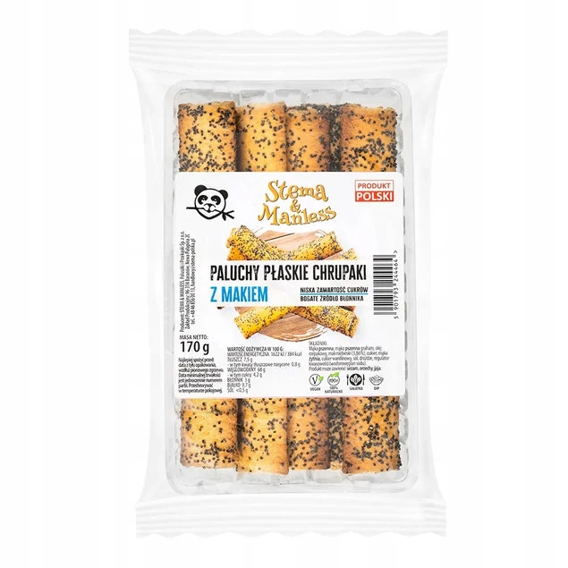 PALUCHY PŁASKIE Z MAKIEM STEMA&MANLESS 170G