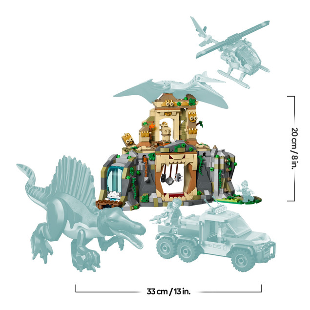 LEGO Jurassic World 76976 Spinozaur i Quetzalcoatl: Epicka Lotnicza Misja