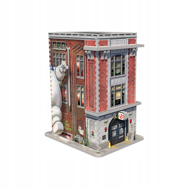 Wrebbit 3D Puzzle: Remiza Pogromców Duchów Ghostbusters Firehouse 500 elementów