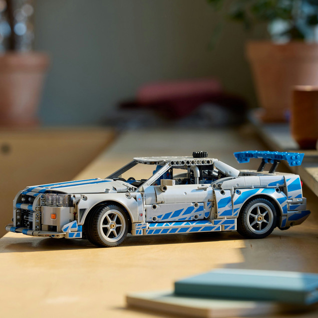 LEGO Technic 42210 Nissan Skyline GT-R (R34) "2 Szybcy i Wściekli" – Model Samochodu dla Dorosłych