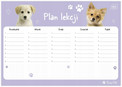 Plan lekcji A4 Puppy Sign Interdruk 10/