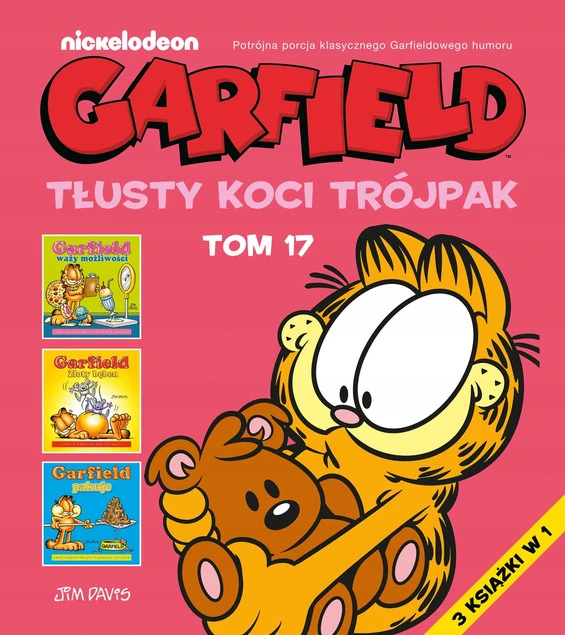 Garfield. Tłusty koci trójpak. Tom 17 Jim Davis_1