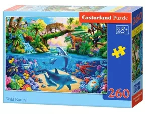 PUZZLE 260 DŻUNGLA OCEAN NATURA ZWIERZĘTA CASTOR