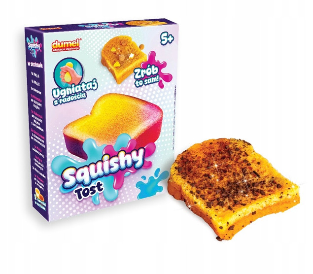 Dumel Squishy Tost Zestaw masy plastycznej 5+