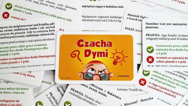 Czacha Dymi – rodzinna gra planszowa dla dzieci 8+ | Kukuryku