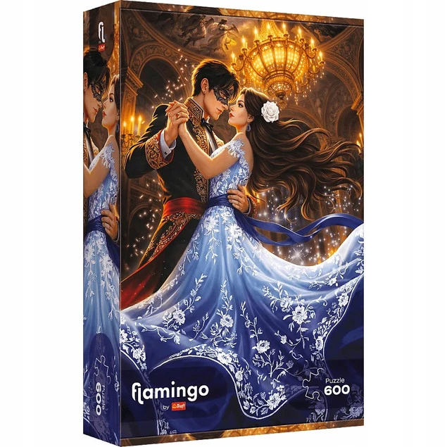 Puzzle Trefl Flamingo Romantasy 600 elementów