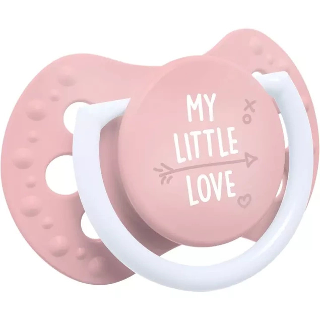 Smoczek silikonowy dynamiczny LOVI 0-2m 2 szt. My Little Love Girl