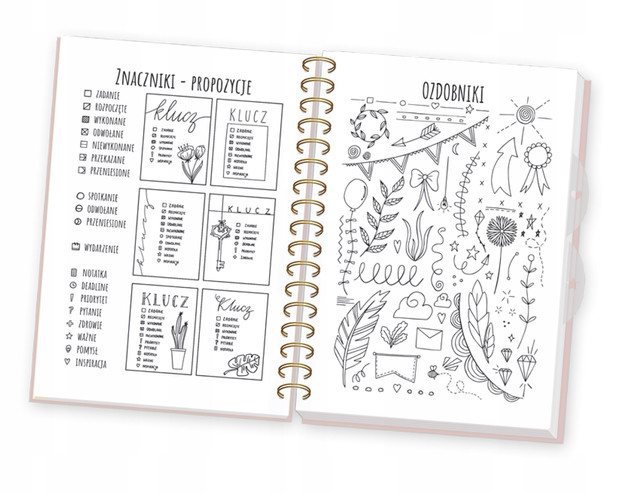 Organizer A5/288K Bullet Journal Birds